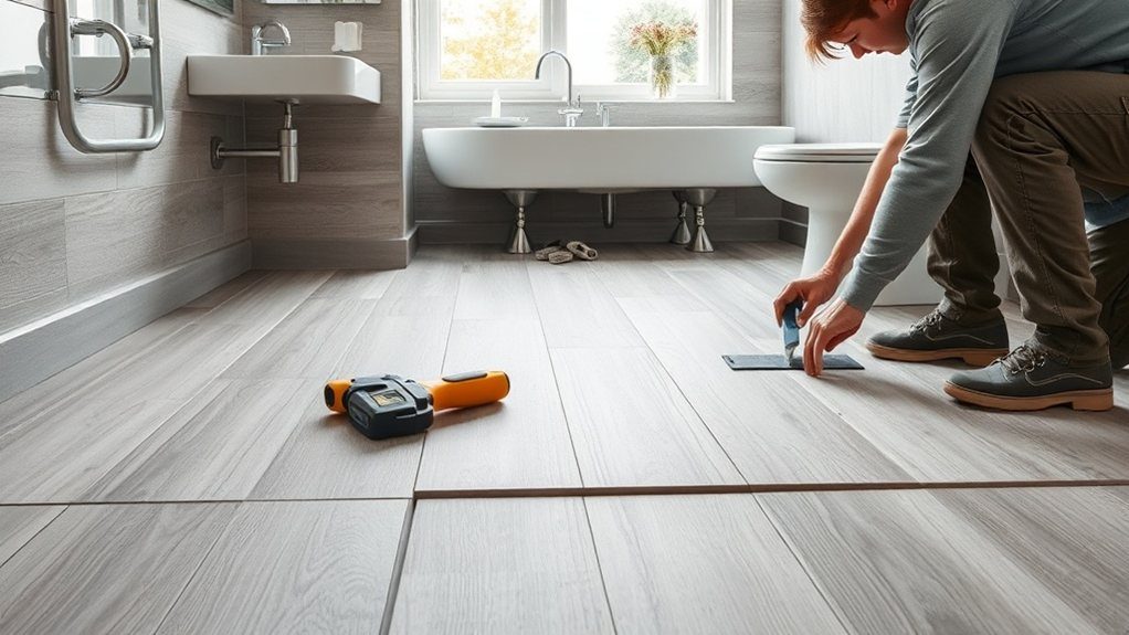 Bathroom Flooring Installation in New Malden